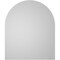 Ekena Millwork Round Top Surface Mount PVC Gable Vent w/ 2"W x 1-1/2"P Brickmould Frame, 32"W x 38"H GVPRT32X3802SN - alternate 2